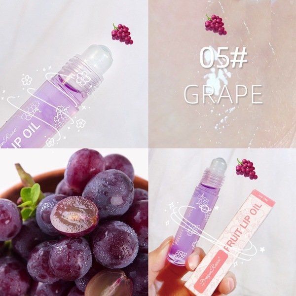 Fruit Lip Oil-Grape & Cherry & peach & Strawberry Flavor Full Set (৪ পিস) (Copy) - Image 12