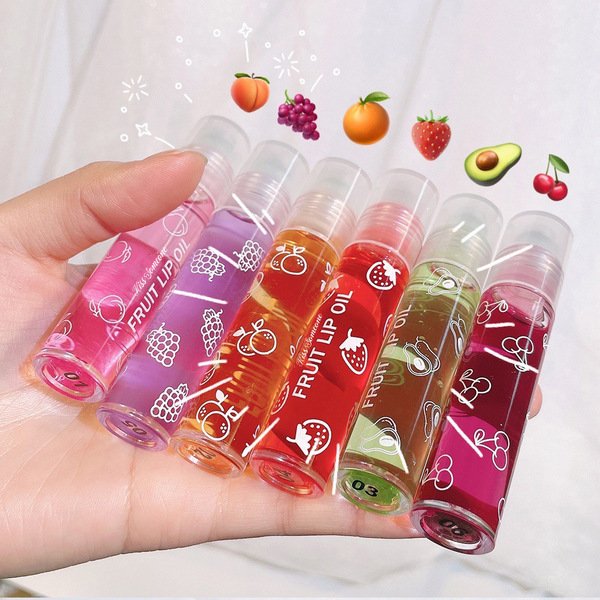 Fruit Lip Oil-Grape & Cherry & peach & Strawberry Flavor Full Set (৪ পিস) (Copy) - Image 8
