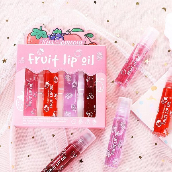 Fruit Lip Oil-Grape & Cherry & peach & Strawberry Flavor Full Set (৪ পিস) (Copy) - Image 2