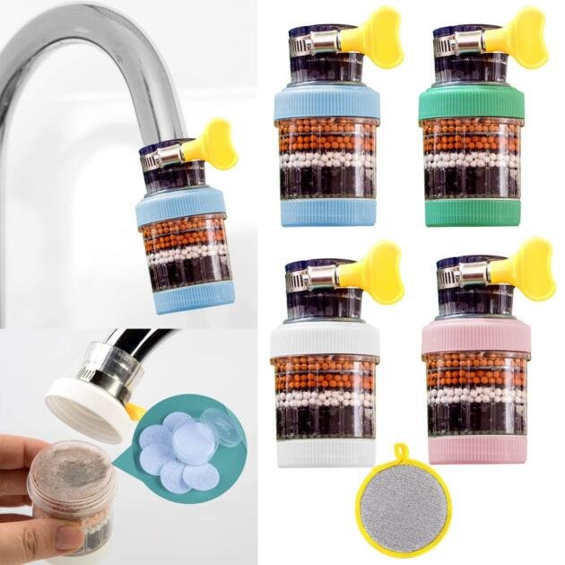(৪ পিস)6-Layers Water purifier magnetic filter tap