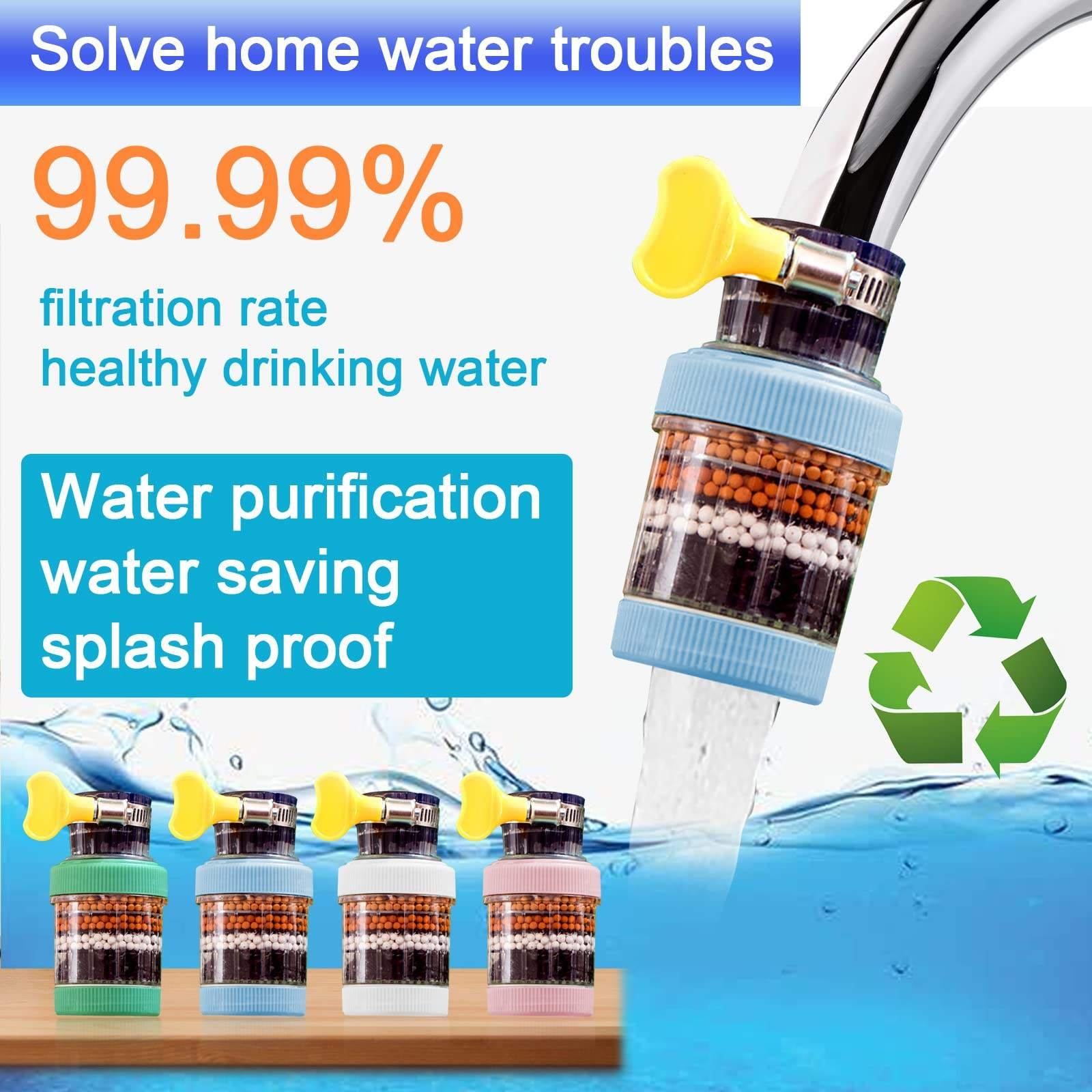 (৪ পিস)6-Layers Water purifier magnetic filter tap - Image 4